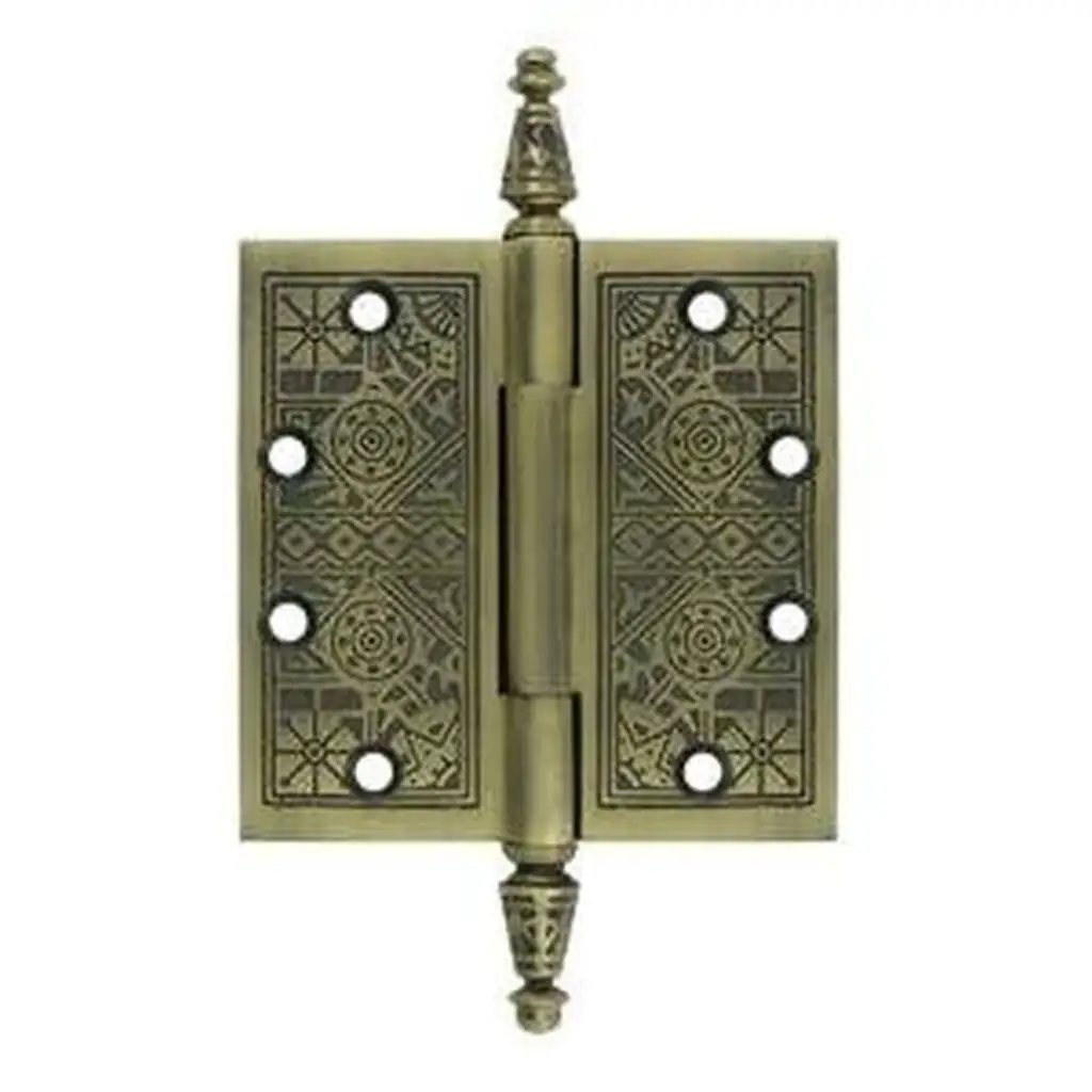 Deltana DSBP44U10B Full Mortise Square Hinge Oil Rubbed Bronze Door and Cabinet Hardware