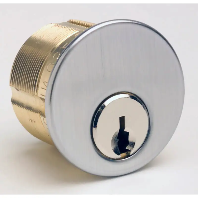 Kaba Ilco KW9 Chrome Brass Mortise Cylinder Keyed Alike Pack 10