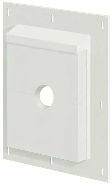 Builders Edge SMS68TW Sturdimount Split Block Primed Easy Installation