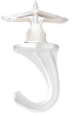 Hillman 122407 Versa Hook Small White 2 Pack Lightweight Hanging Hillman Fasteners