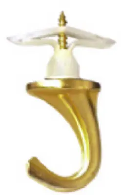 Hillman 122409 Versa Hook Small Brass 2 Pack Decorative Hanging Hillman Fasteners