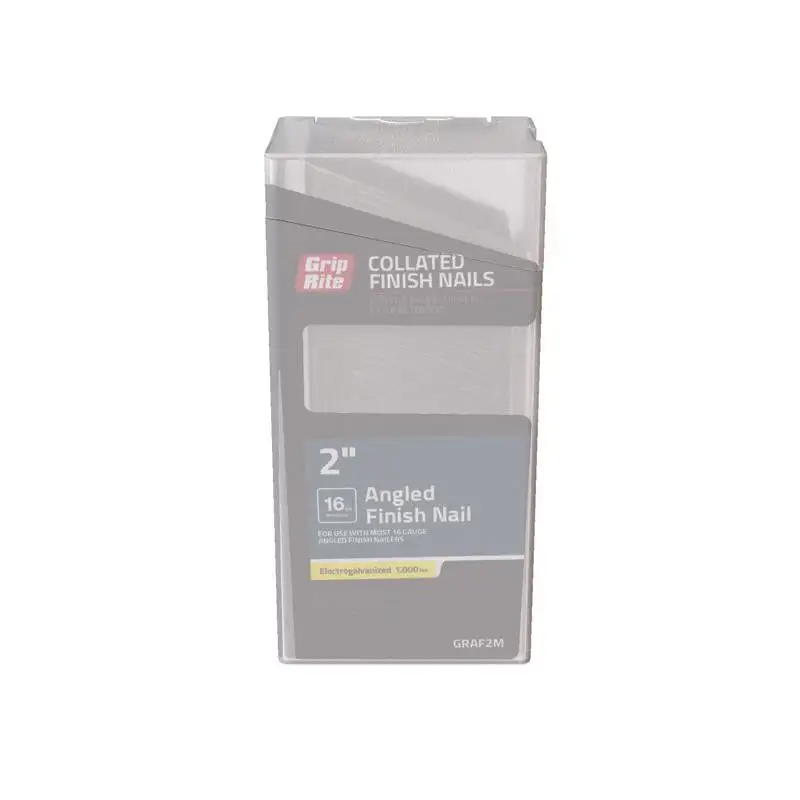 Grip-Rite 2 . 16 Ga. Angled Strip Trim Nails 20 Degree Smooth Shank 1000 Pack 5