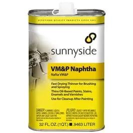 Naphtha Paint Thinner 1-Quart Effective Cleaning Sunnyside