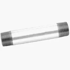 1 x 8-Inch Galvanized Pipe Nipple Fitting Plumbing Systems Anvil