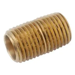 Red Brass Nipple Pipe Fitting Lead Free 1/4 x 2-1/2-Inch Various