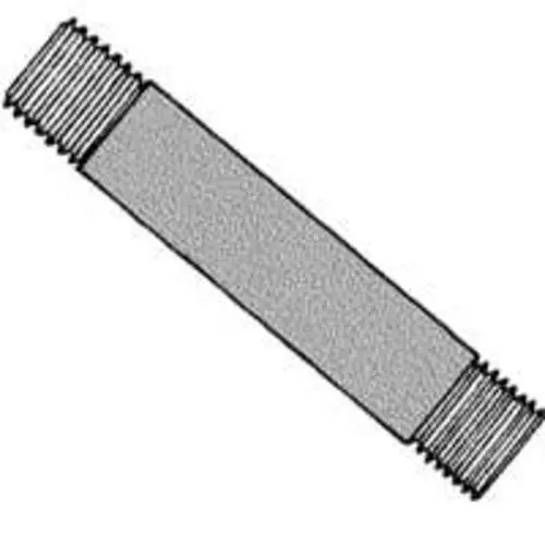 Worldwide Sourcing BN 1/4X60-S Black Pipe Nipple 1/4X60 Plumbing and Gas Lines