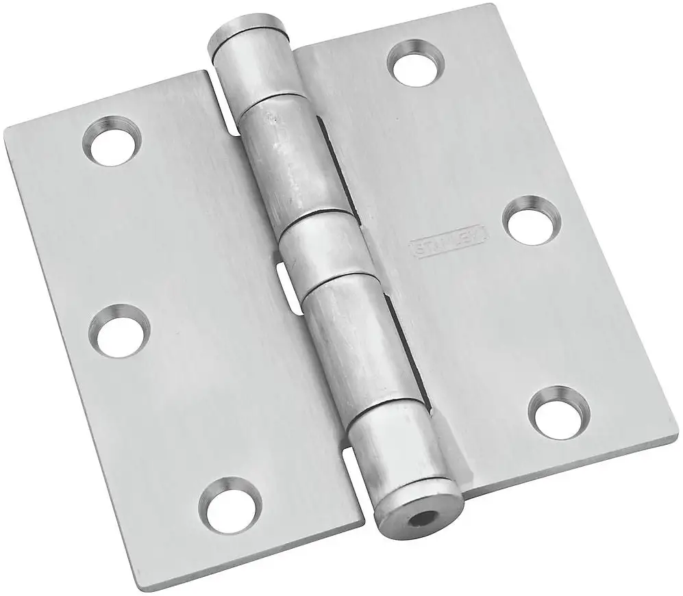 Stanley S821-058 Standard Weight Non-Ferrous Hinge 3-1/2 Inch Door Hinge