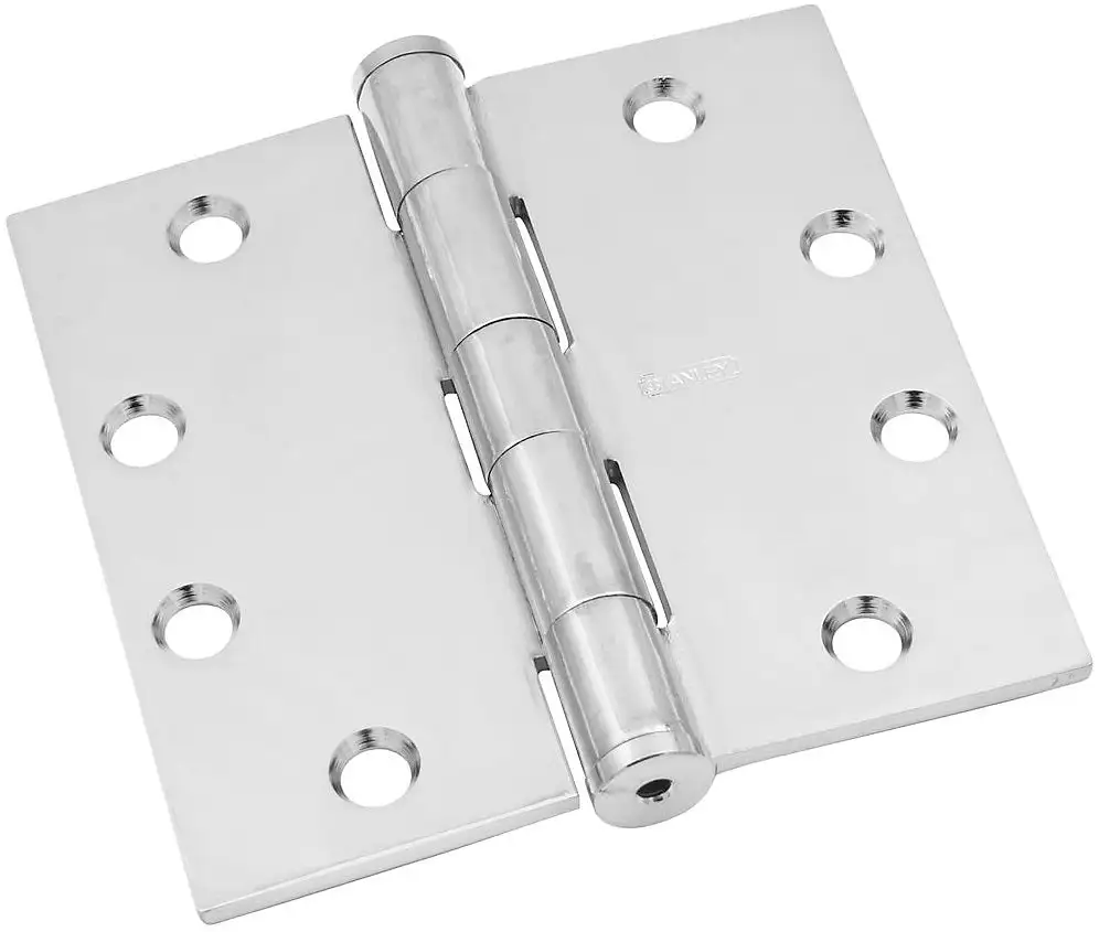 Stanley S821-082 Standard Weight Non-Ferrous Hinge 4-1/2 Inch Door Hinge