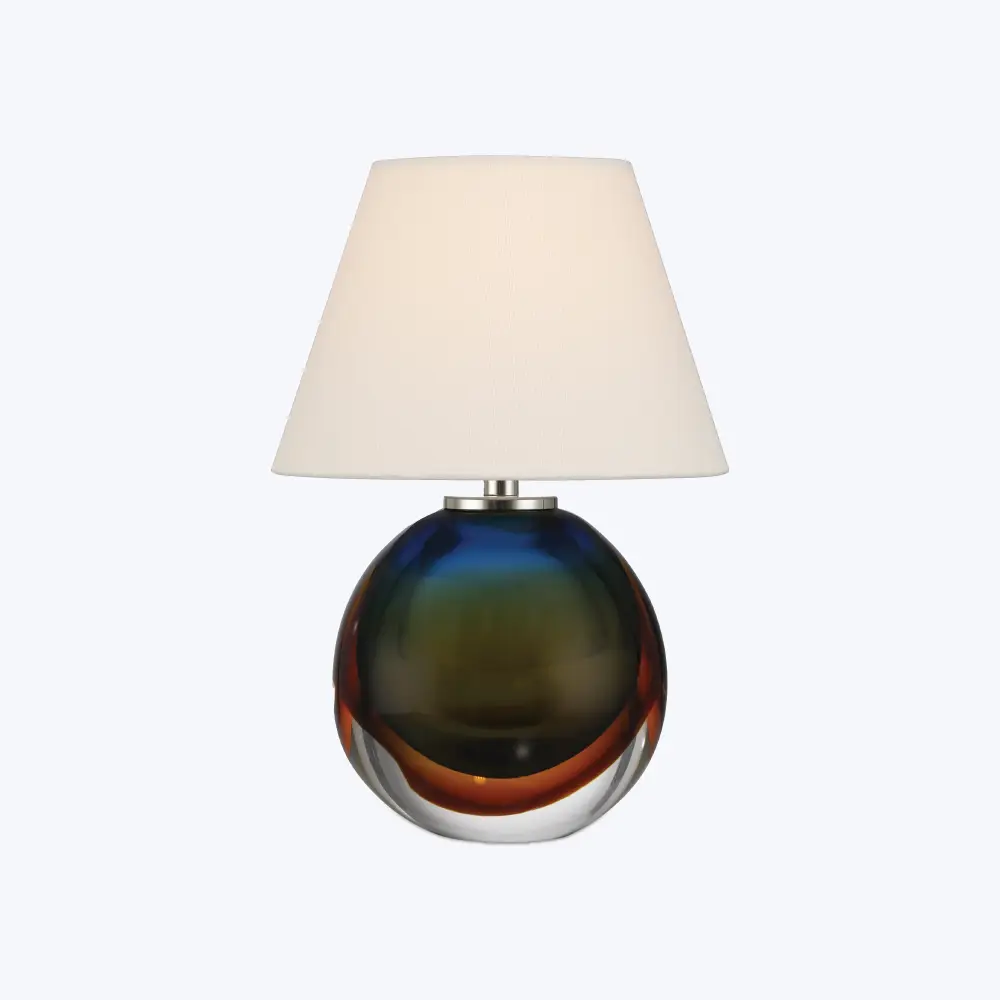 Voyage Nickel Untethered Table Lamp