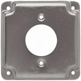 Outlet Box Cover Square Single 4-Inch Electrical Safety Raco