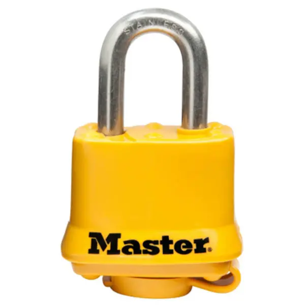 Master Lock 315SSKADHC Laminated Padlock 1.5 Inch Stainless Steel Shackle