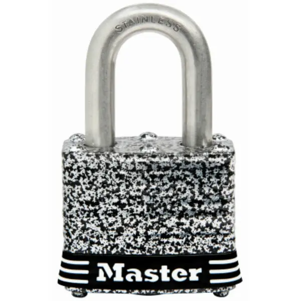 Master Lock 3SSKADHC Laminated Padlock 1.5 Inch Stainless Steel Shackle