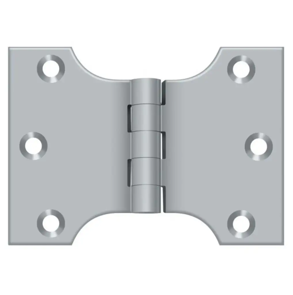 Deltana DSPA3040U15 Parliament Hinge 3x4 Inches Satin Nickel Door Hardware