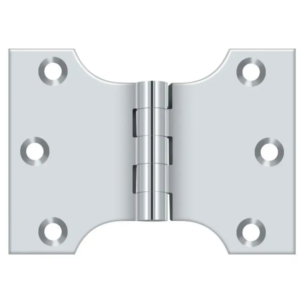 Deltana DSPA4040U15A Parliament Hinge 4x4 Inches Antique Nickel Door Hardware