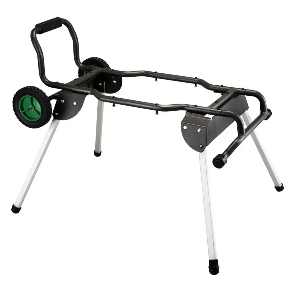 HiKOKI 376510 Fold & Roll Table Saw Stand – Industrial-strength, Portable Design C3610DRJ