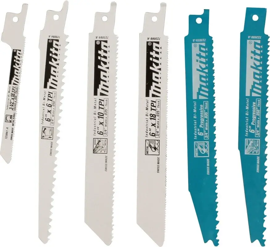 6 Pc. Recipro Saw Blade Assortment Pack