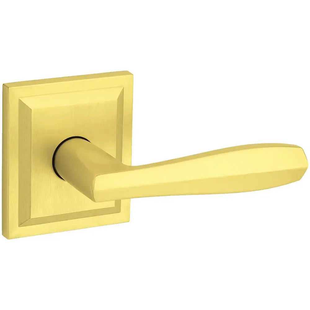 352TOL SLB US4 CP 6AL RCS Torrey Square Passage Door Lever Satin Brass