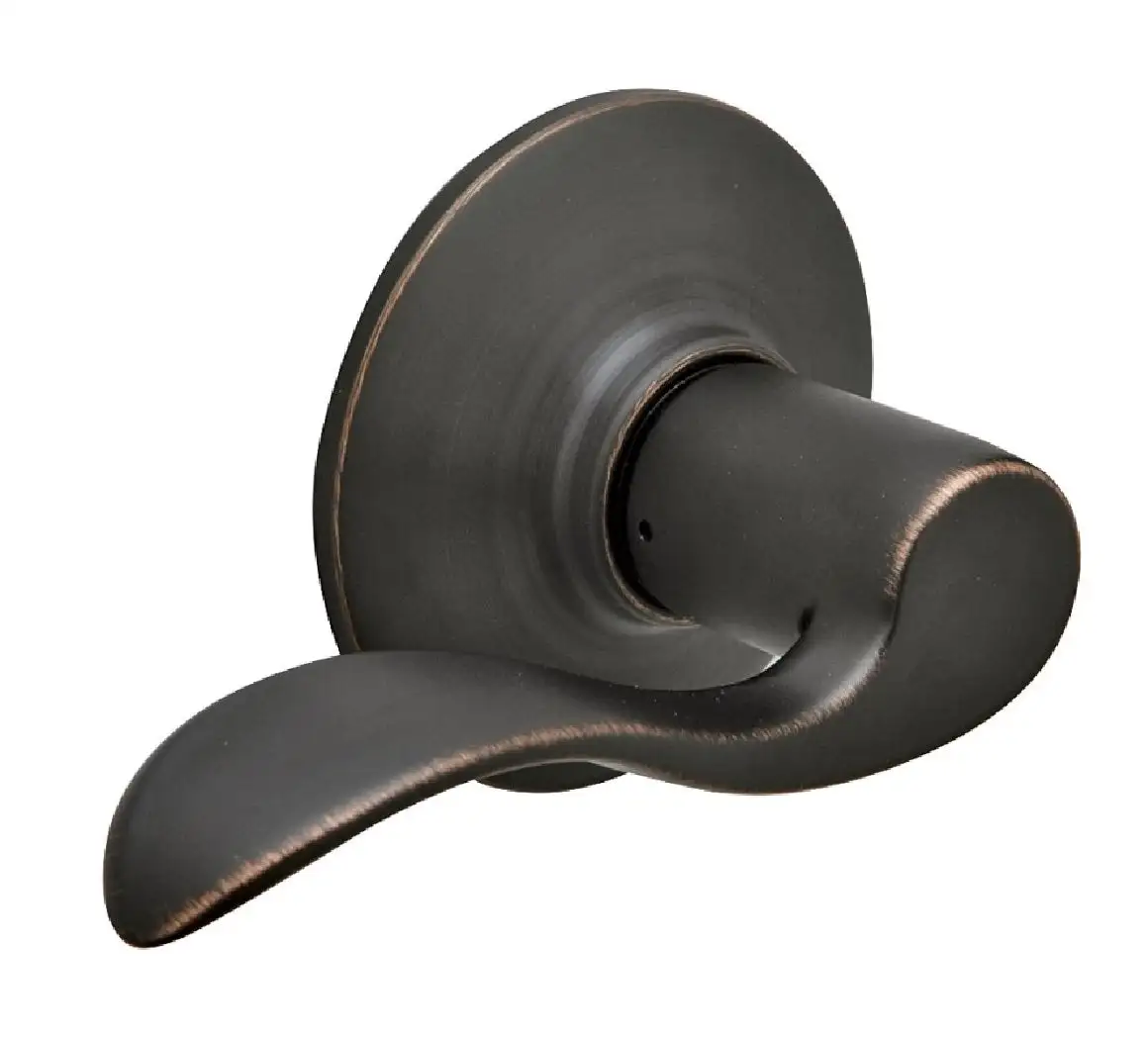 Schlage F10VACC716 Accent Design Passage Lever Lockset Aged Bronze