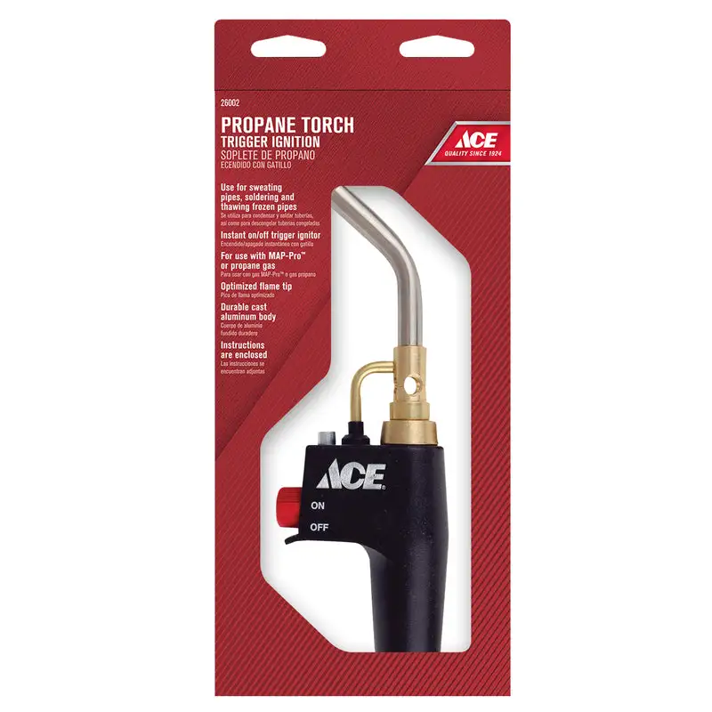 Ace Straight Polished Brass Passage Lockset 1-3/4 Inch Classic Doors