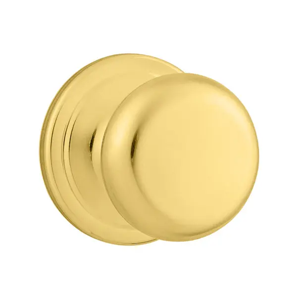 Kwikset Signature Series Juno Passage Lockset Polished Brass Door Handle Keyless Entry