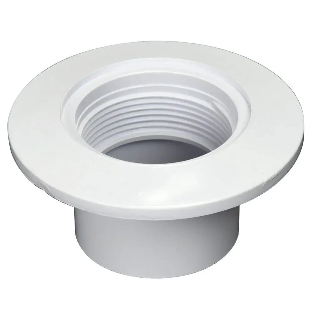 Pentair 542423 2-Inch Slip Body Insider Wall Fittings Schedule 40 PVC Gunite Concrete Pool Pipe, Snow