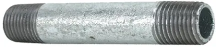 1-1/2 Inch Close Galvanized Pipe Nipple Plumbing and Construction Stz Industries