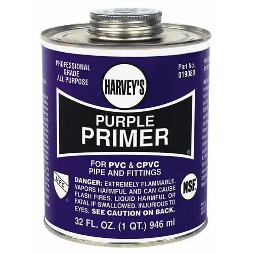 Harvey 019080-12 Purple Primer NSF Listed 32 Oz Large Jobs