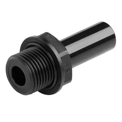 Push-to-Connect John Guest Speedfit 12mm X 1/2" Stem Adaptor BSP - PM051214E