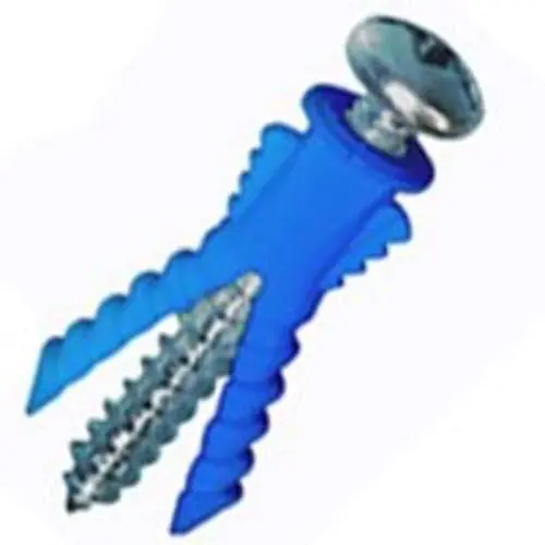 Cobra Anchors 197R Plastic Wall Anchors 12-14 x 1-1/2 Heavy Duty Mounting