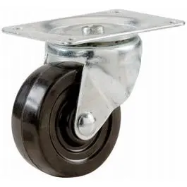 Rubber Swivel Plate Caster 3-Inch Heavy Duty Wheel Furniture and Equipment Various