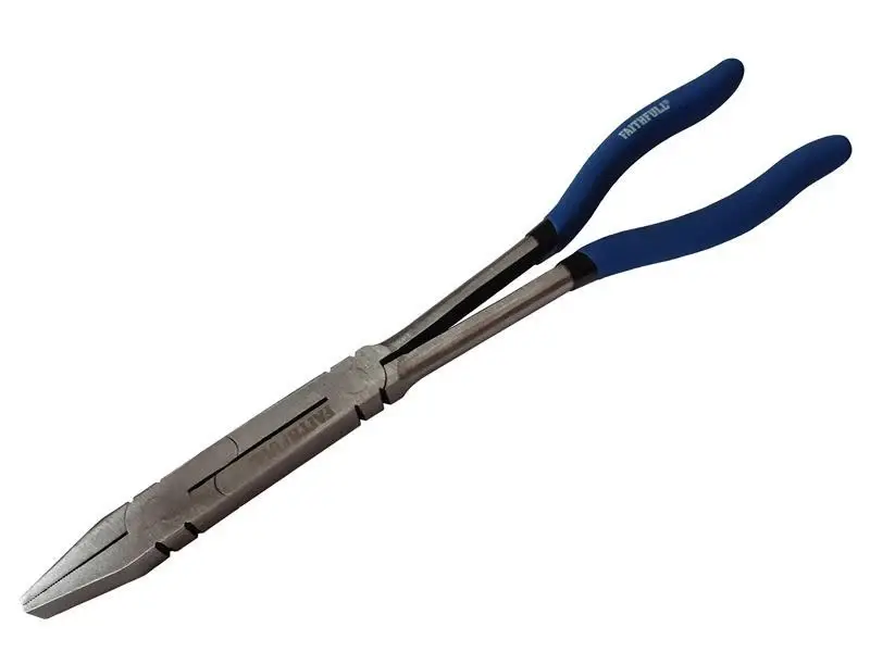 Faithfull Tall Reach Flat Nose Pliers 300mm (12in)