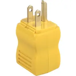 Yellow 15-Amp 125-Volt Self-Hinged Straight-Blade Plug Legrand - Pass u0026 Seymour