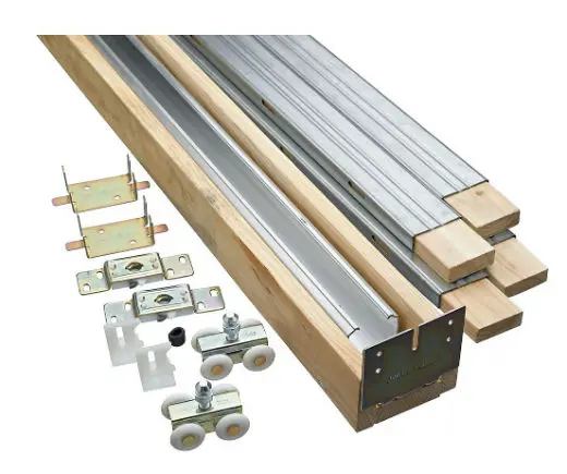 National Hardware N186-858 Aluminum Rail Pocket Door Hardware Kit