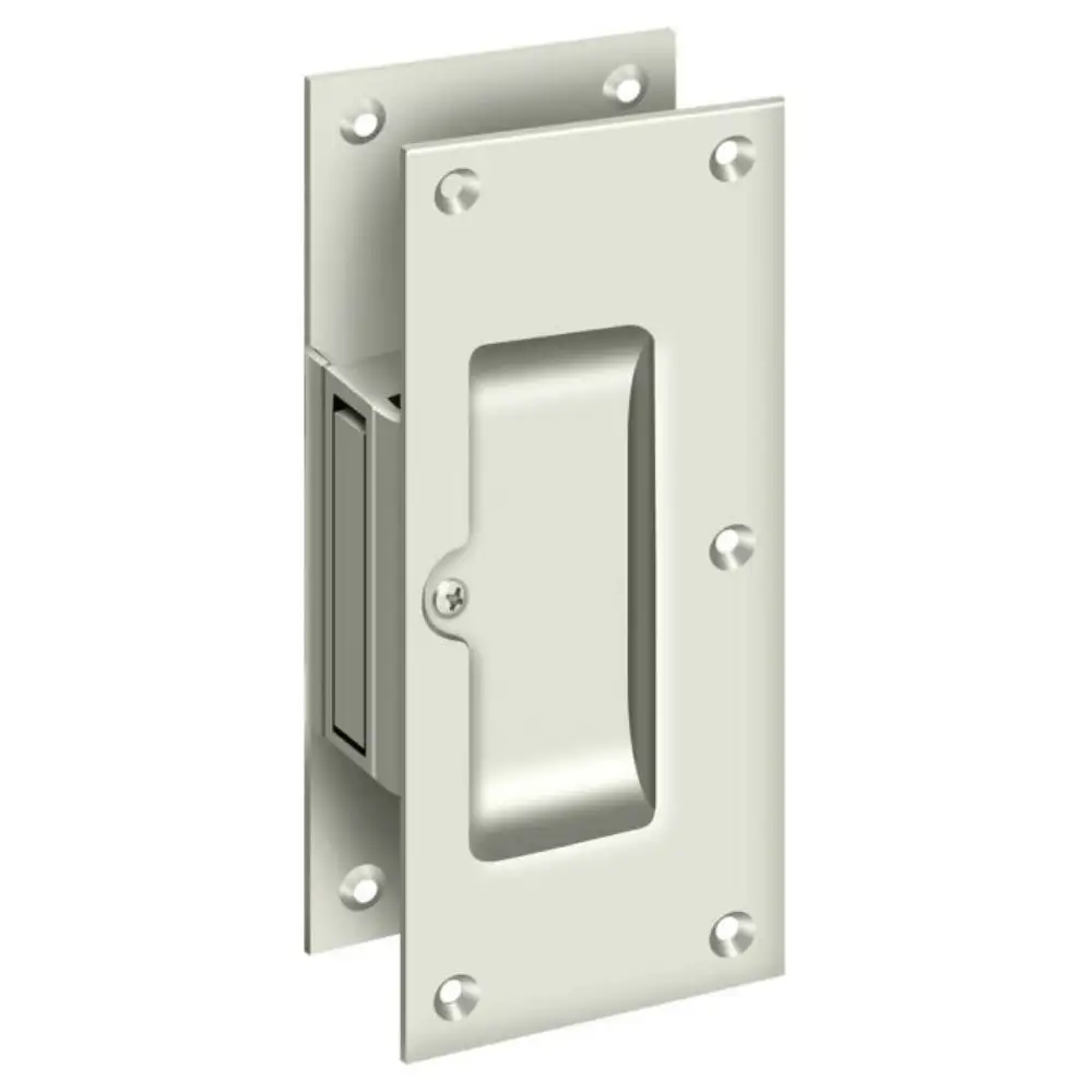 Adjustable Heavy Duty Privacy Pocket Lock Antique Nickel - Low Price Hardware Repair Kit Sale Deltana