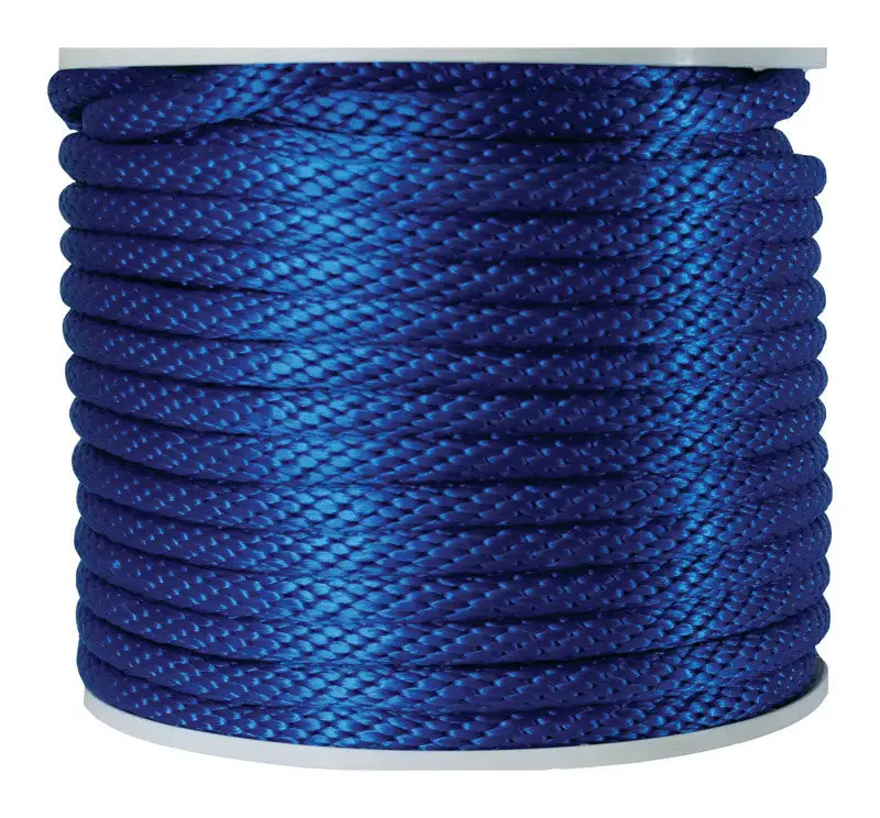 Koch 5/8 Inch D X 140 Ft L Blue Solid Braided Poly Derby Rope