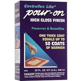 8-oz High-Gloss Polymer Coating Durable and Shiny Surface Protection EnviroTex Lite