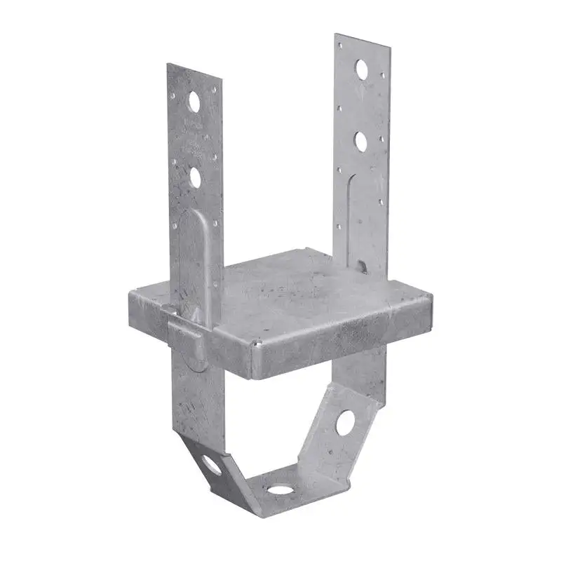 Simpson Strong-Tie 6.5 . H x 5.5 . W 12 Ga. Galvanized Steel Post Base