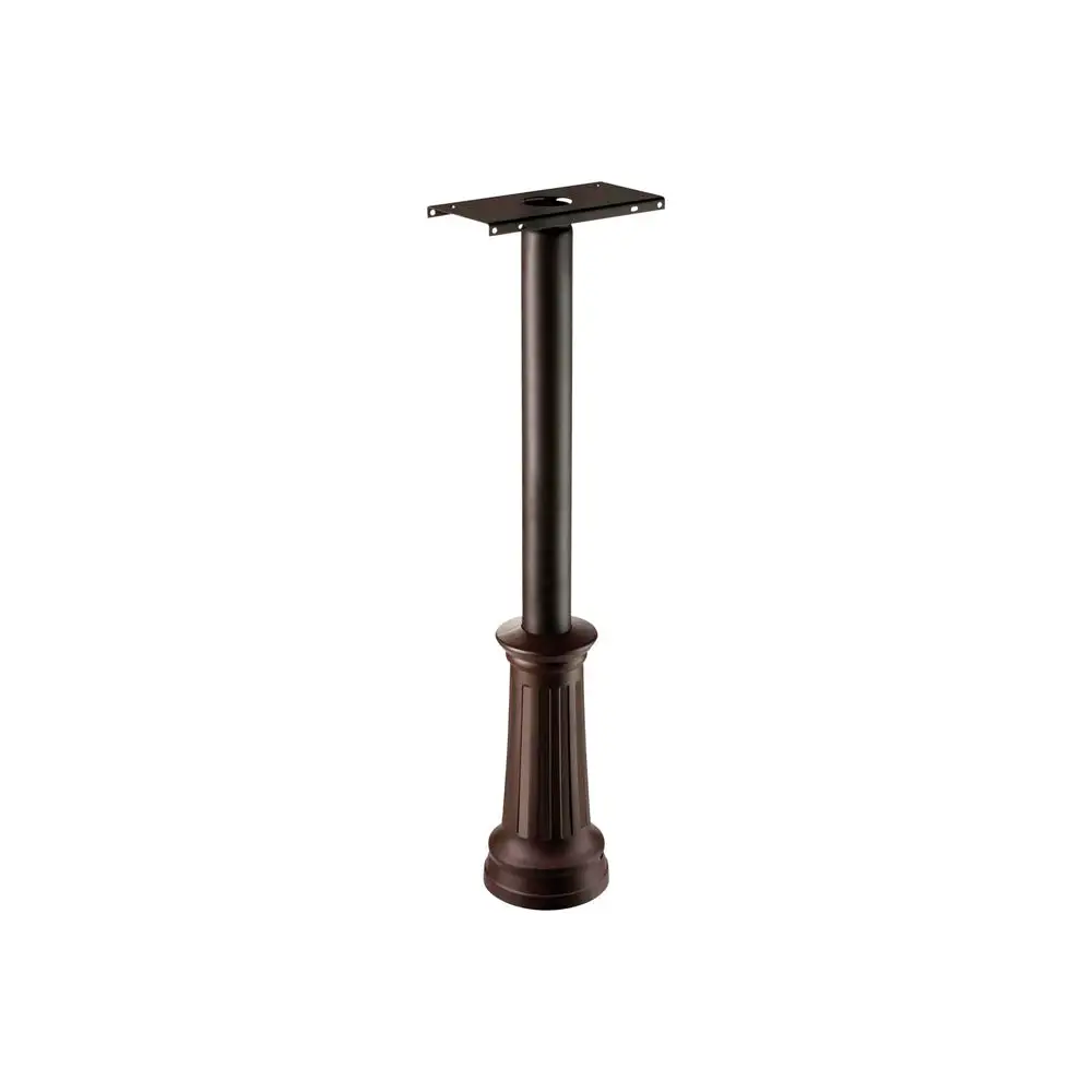 Oasis Post Mounted Double Door Mailbox Galvanized Steel - Home Hardware Tools Architectural Mailboxes