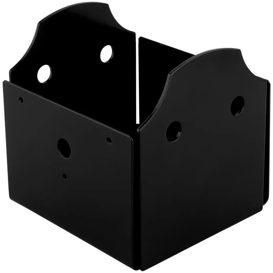 1220VP 5 x 5-1/2 x 5-5/8 Hartley Post Base Black Finish