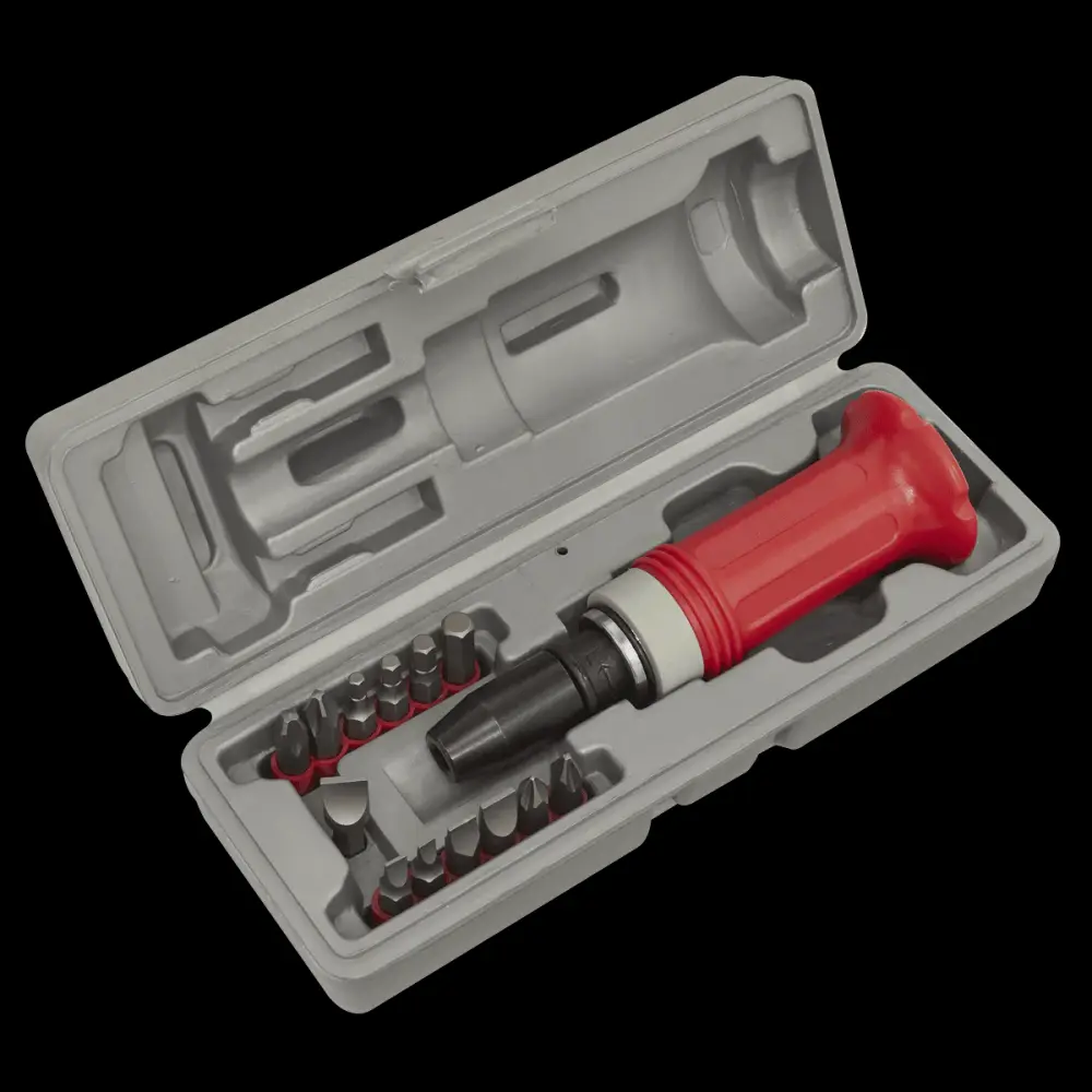 Sealey AK2081 Impact Driver Adjust 15pc Protection Grip : Kit Edition