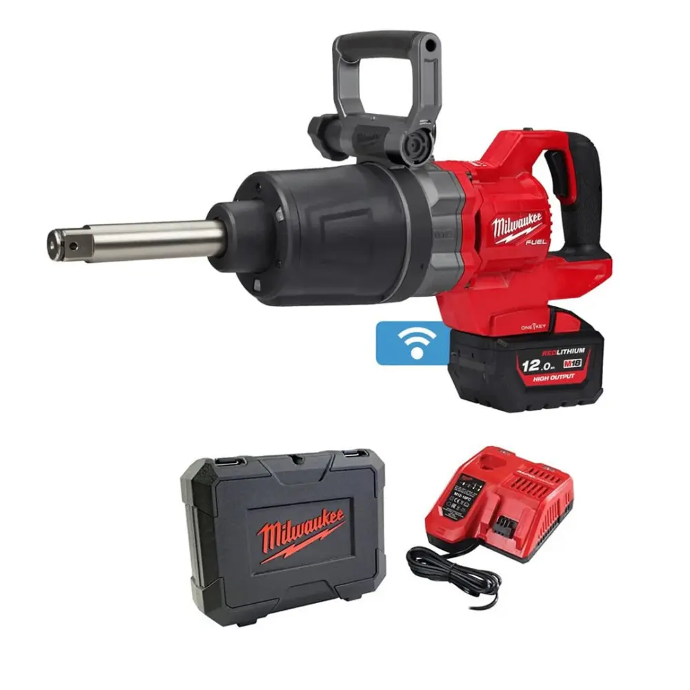 Milwaukee M18ONEFHIWF1D-121C 12Ah 1inch One-Key High Torque Impact Wrench Kit