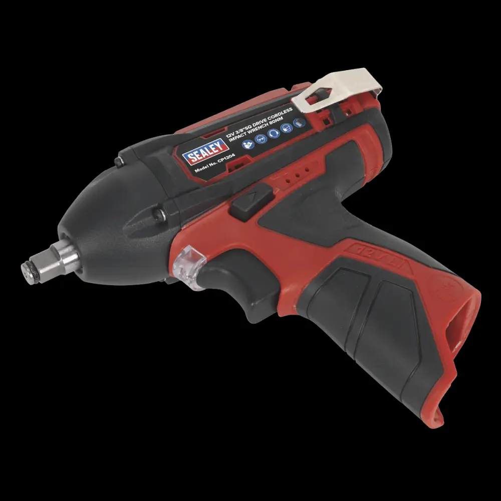 Sealey CP1204 Wireless Impact Wrench 3/8"Sq Drive 80Nm 12V Lithium-ion - Body Only