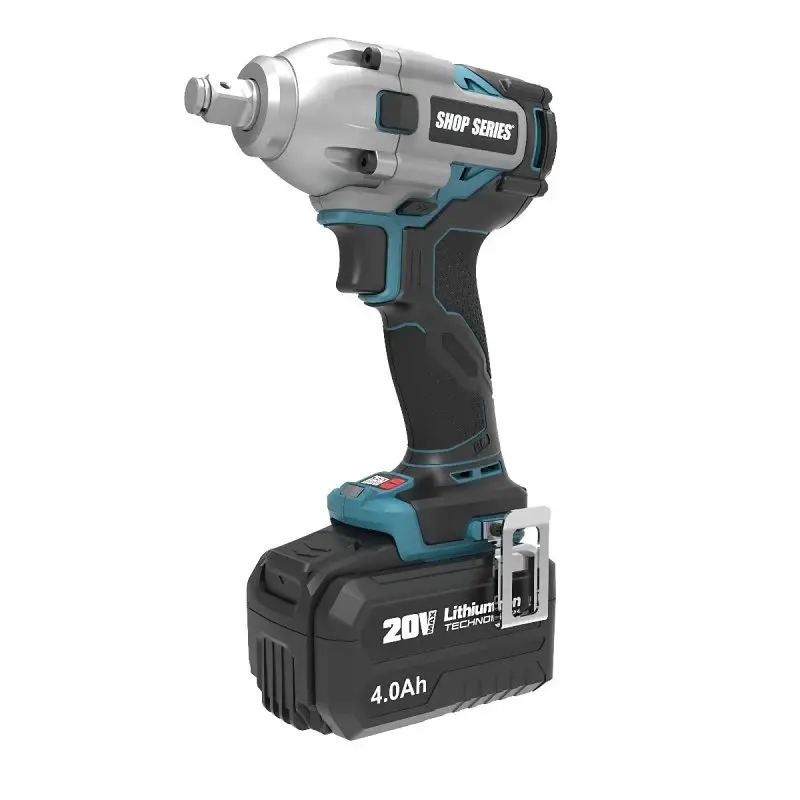 ShopSeries SS2407 Impact Wrench, Battery Included, 4 Ah, 0 to 1200, 3300, 4000 bpm IPM, 900, 2400, 3000 rpm Speed