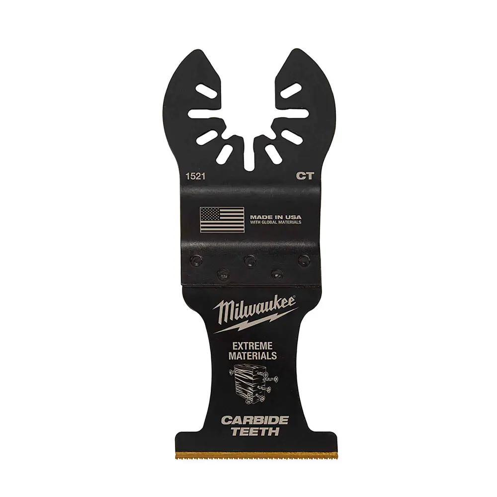 Carbide Tooth Multi-Material Blade Versatile Fit Open-Lok Oscillating Tool, 1-3/8"