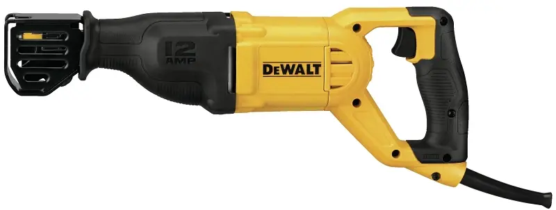 DEWALT DWE305 Reciprocating Saw, 12 , 17-1/2 L Blade, 1-1/8 L Stroke, 2900 spm