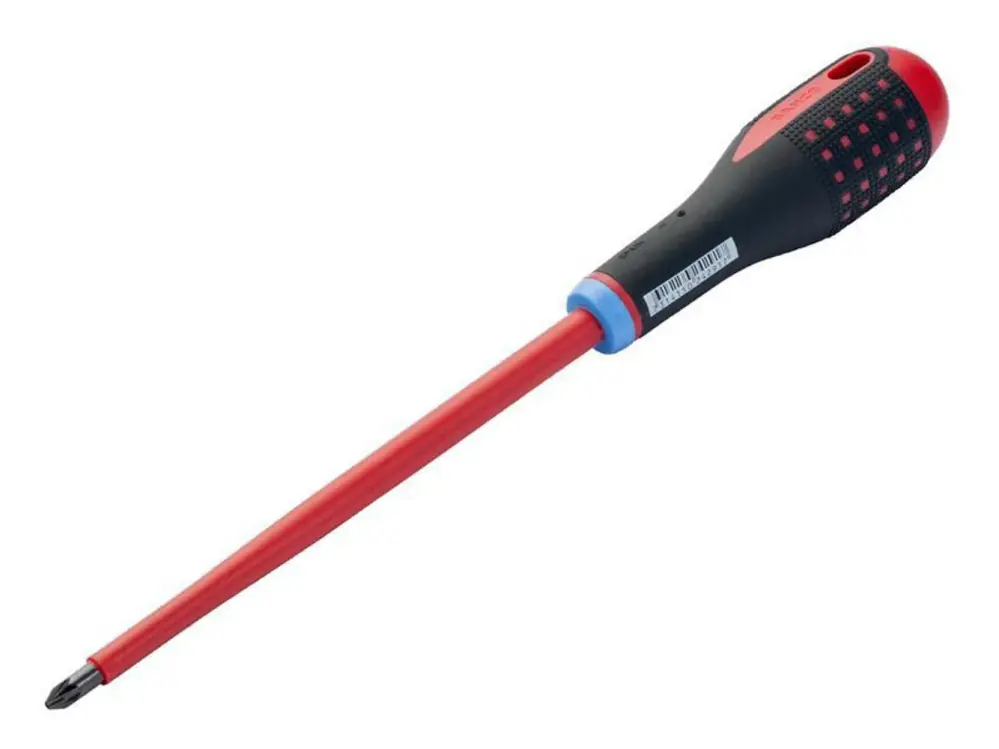 Bahco Ergo Vde Padded Pozi Screwdriver Pz2 X 100Mm