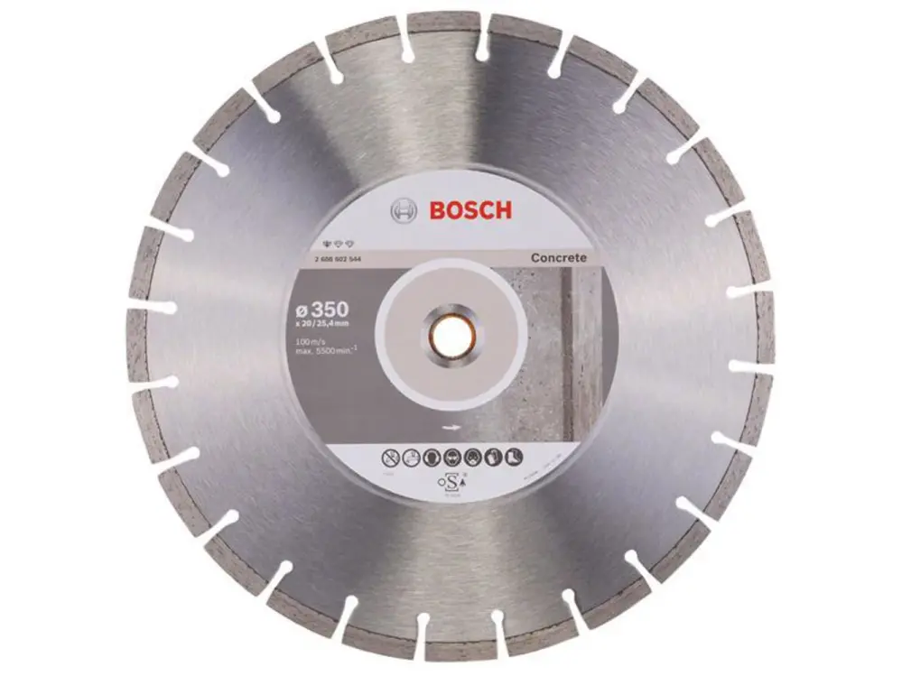 Bosch Powertool Accessories Normal Concrete Diamond Cutting Disc 350 X 25.4Mm