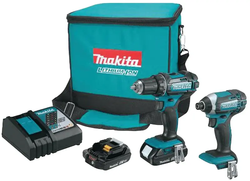 Makita CT225SYX Combination Tool Kit, Battery Included, 1.5 Ah, 18 V, Lithium-Ion, 2-Tools