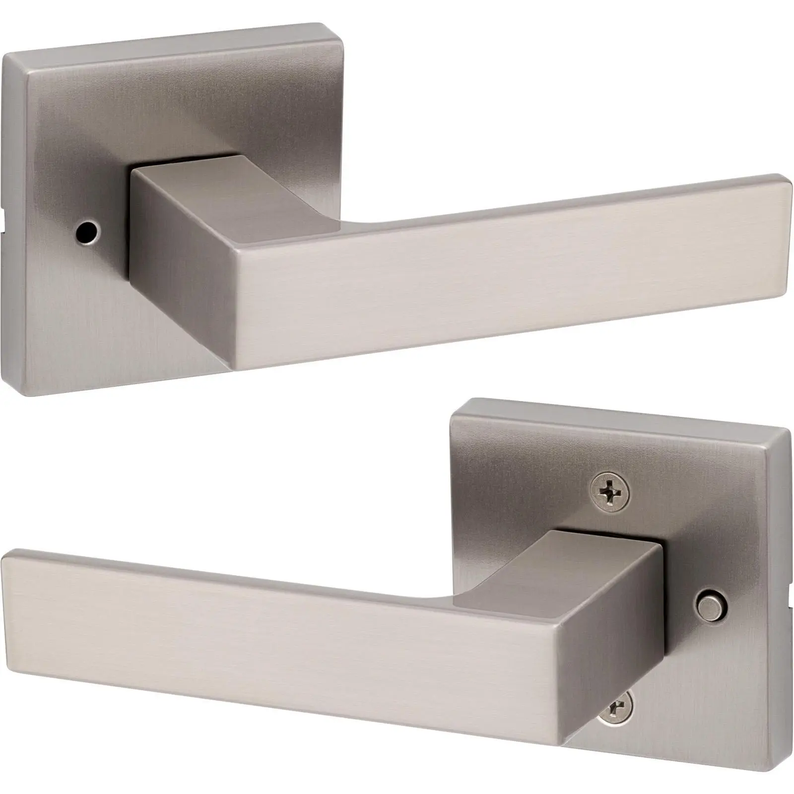 730SAL 15 SQT CP Singapore Privacy Door Handle Satin Nickel