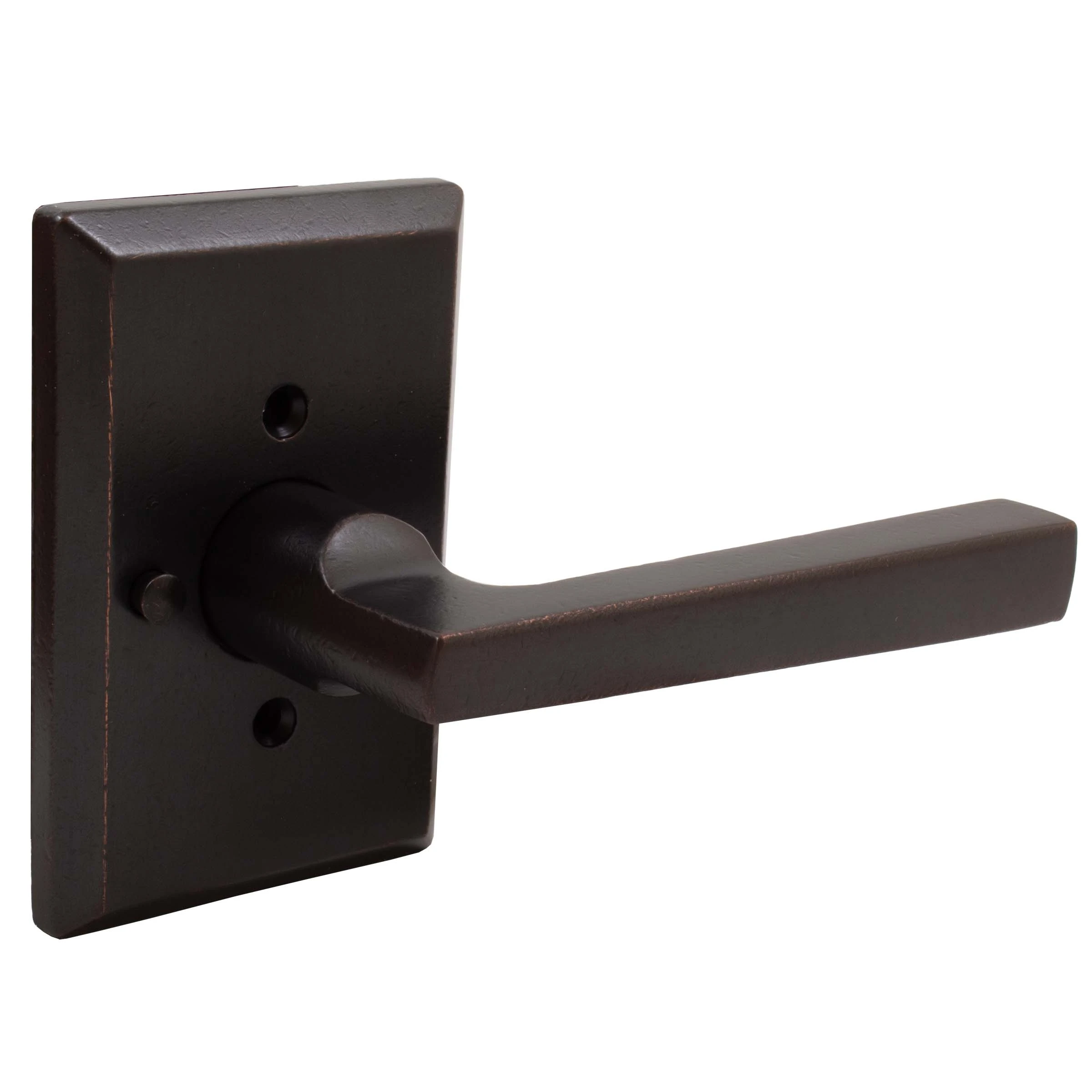 PV TAP RSR 481 6L DS Taper Square Privacy Dark Bronze Door Handle